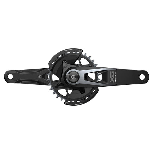 SRAM X0 Eagle T-Type AXS Power Meter Wide Crankset - 165mm 12-Speed 32t Chainring Direct Mount 2-Guards PM DUB Spindle BLK-Goodwynn's