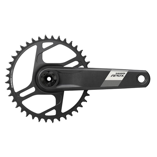 SRAM Apex 1 Wide Crankset - 172.5mm 12-Speed 40t Direct Mount DUB Spindle Interface BLK D1-Goodwynn's
