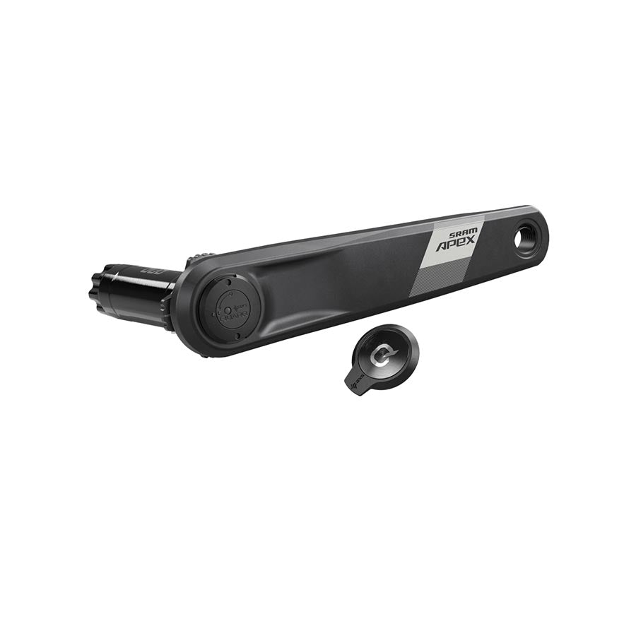 SRAM Apex AXS Wide Left Crank Arm Power Meter Spindle Assembly - 160mm 12-Speed DUB Spindle Interface BLK D1-Goodwynn'sGoodwynn's