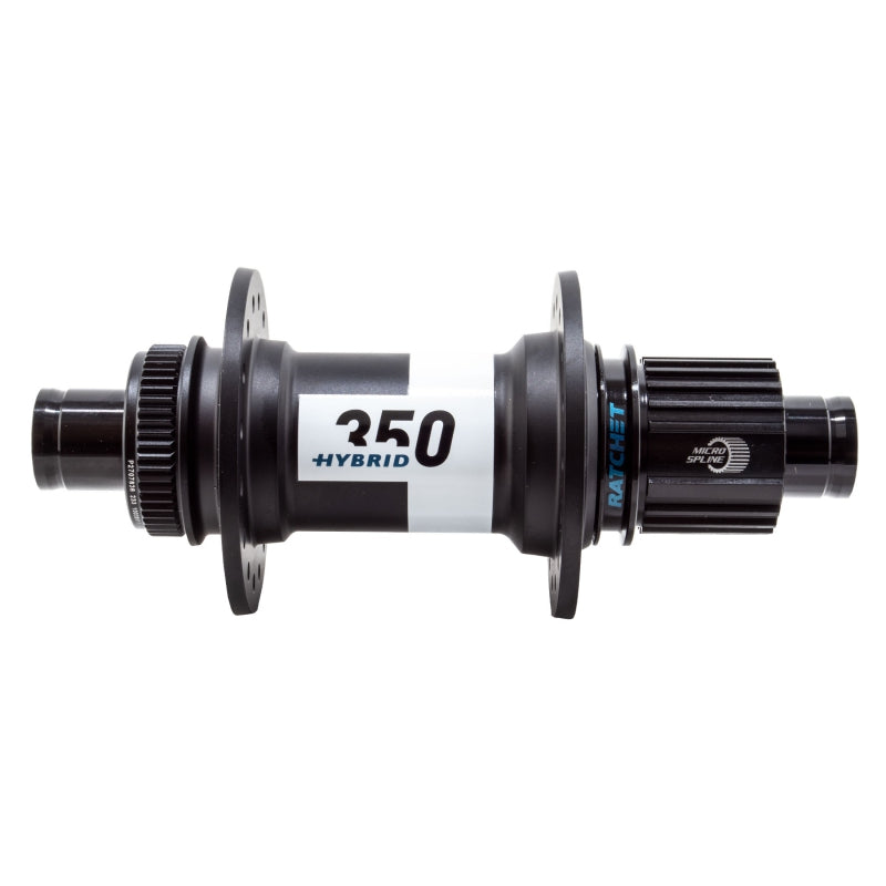 DT Swiss 350 Hybrid Rear Hub - 12 x 148mm Center-Lock Micro Spline BLK 32h 24pt-Goodwynn'sGoodwynn's
