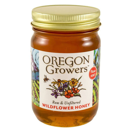 Oregon Growers - Wildflower Honey 18 Oz Glass Jar