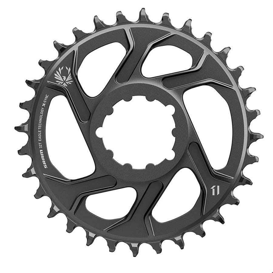 SRAM X-SYNC 2 SL XX1 Eagle Lunar Grey 6mm Chainring Teeth: 34 Speed: 12 BCD: Direct Mount Single Alloy Grey-Goodwynn'sGoodwynn's