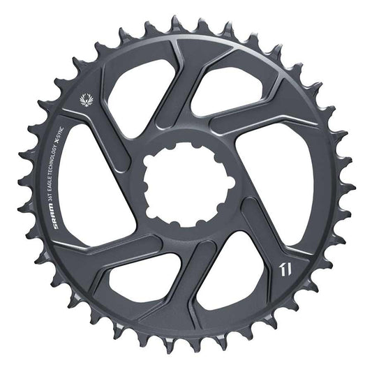 SRAM Eagle Chainring Teeth: 36 Speed: 11/12 BCD: Direct Mount Aluminum Lunar/Polar Grey 6mm-Goodwynn's