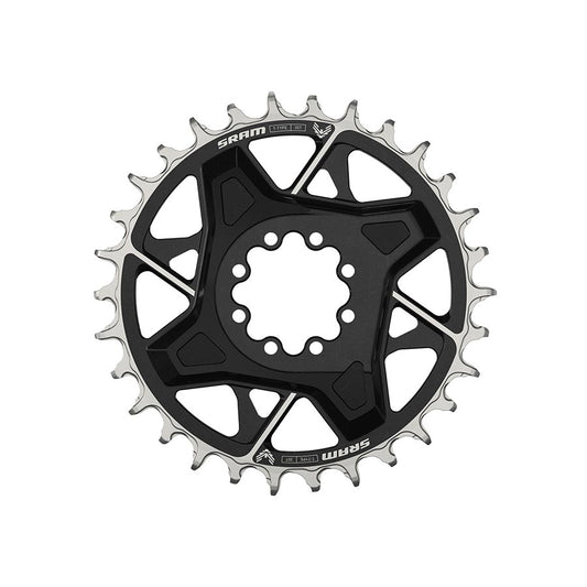 SRAM X0 Eagle T-Type Direct Mount Chainring - 30t 12-Speed 8-Bolt Direct Mount 3mm Offset Aluminum BLK D1-Goodwynn's