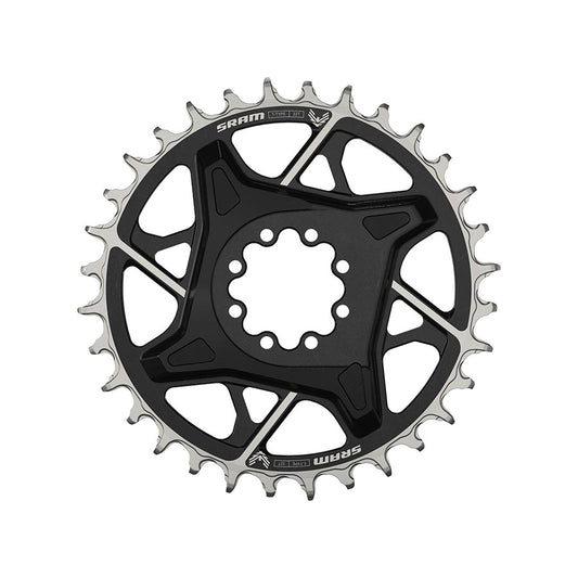SRAM X0 Eagle T-Type Direct Mount Chainring - 32t 12-Speed 8-Bolt Direct Mount 3mm Offset Aluminum BLK D1-Goodwynn's