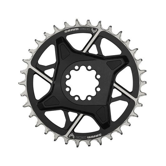 SRAM X0 Eagle T-Type Direct Mount Chainring - 34t 12-Speed 8-Bolt Direct Mount 3mm Offset Aluminum BLK D1-Goodwynn's