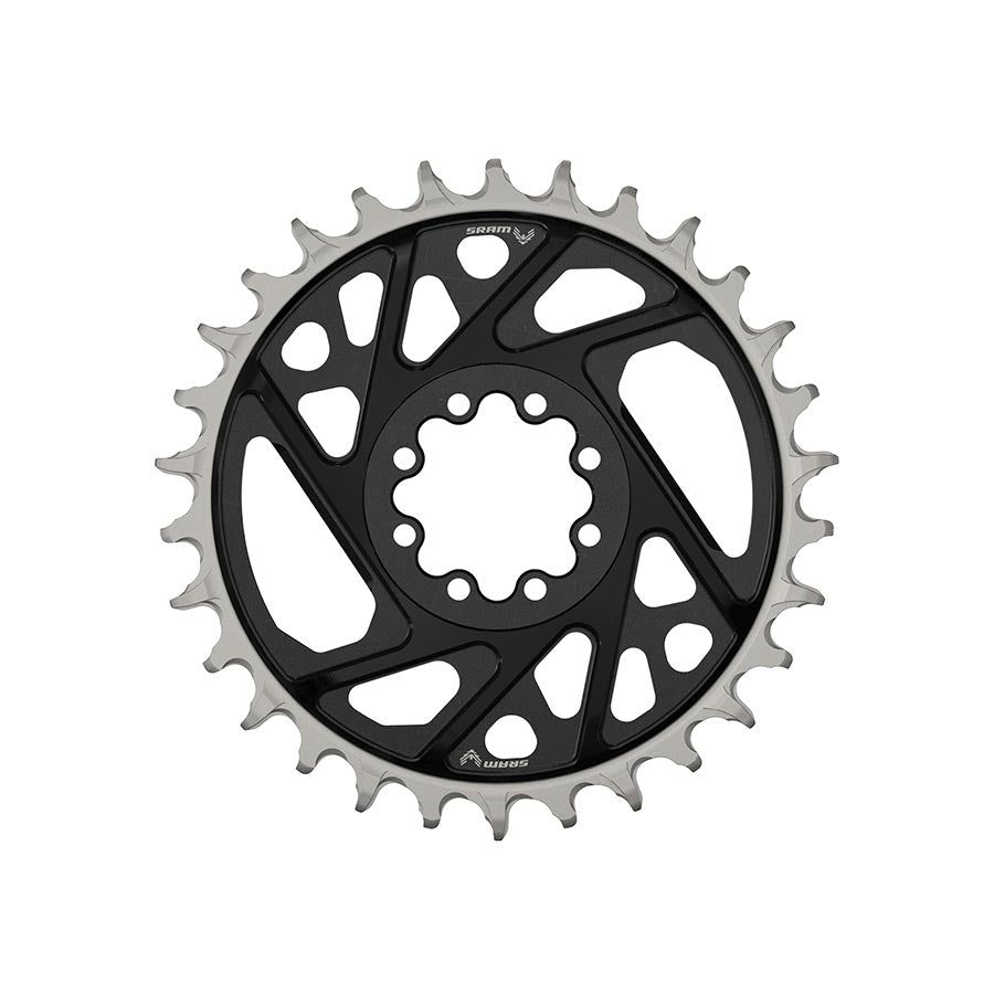 SRAM XX Eagle T-Type Direct Mount Chainring - 30t 12-Speed 8-Bolt Direct Mount 3mm Offset Aluminum BLK D1-Goodwynn'sGoodwynn's