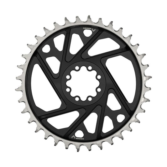 SRAM XX Eagle T-Type Direct Mount Chainring - 34t 12-Speed 8-Bolt Direct Mount 3mm Offset Aluminum BLK D1-Goodwynn's