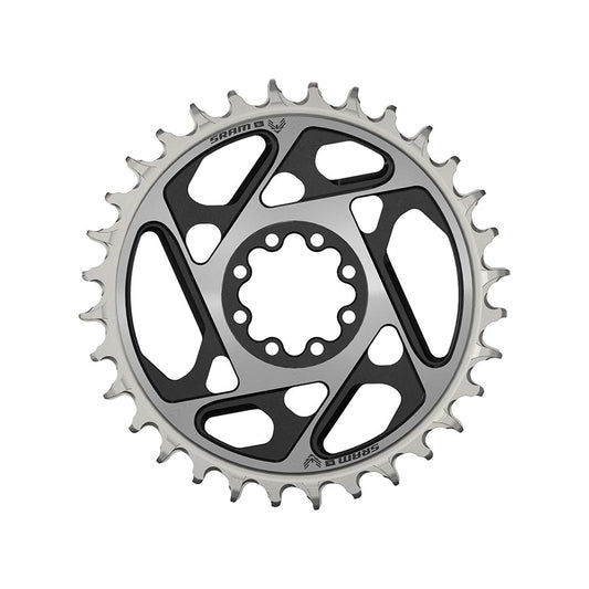 SRAM XX SL Eagle T-Type Direct Mount Chainring - 32t 12-Speed 8-Bolt Direct Mount 0mm Offset Aluminum BLK/Silver D1-Goodwynn's