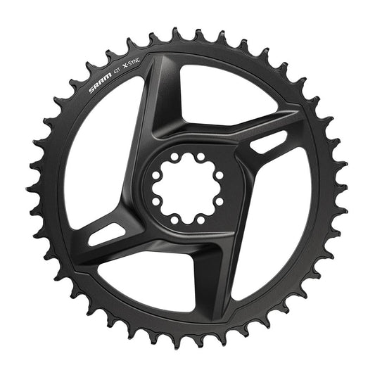 SRAM Apex X-Sync 1x Steel Chainring 8-bolt 40t Black-Goodwynn's