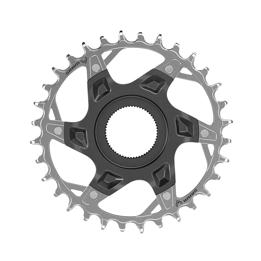 SRAM XX T-Type Fazua Chainring Teeth: 32 Speed: 12 BCD: Direct Mount Aluminum/Steel Silver-Goodwynn'sGoodwynn's