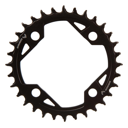 SRAM T-Type Light eMTB Chainring Teeth: 32 Speed: 12 BCD: 94 Bolts: 4 Aluminum Black-Goodwynn's