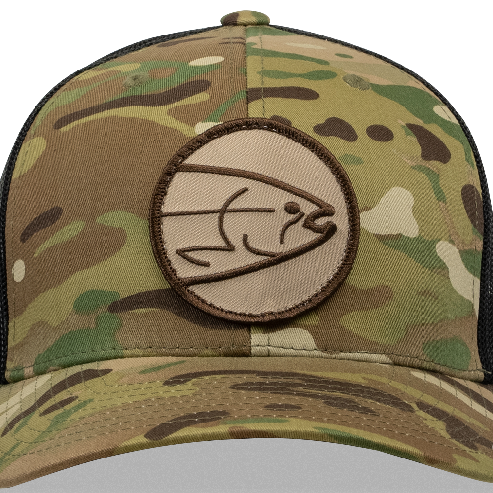 STLHD Klamath Desert Camo Snapback Trucker Hat-Goodwynn'sGoodwynn's