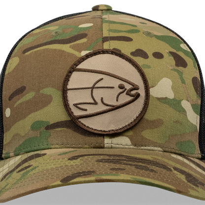 STLHD Klamath Desert Camo Snapback Trucker Hat