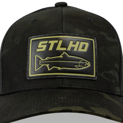 STLHD Black Ops Multicam Snapback Trucker Hat