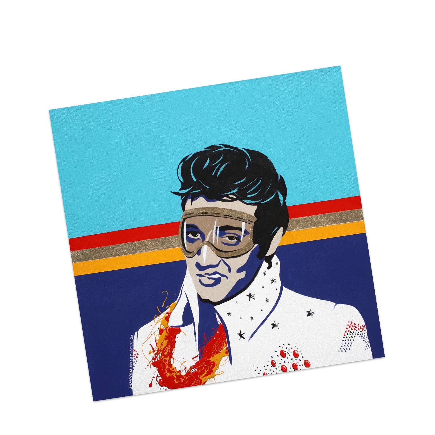 Uptripping (Shannon Foley Henn) - Elvis Après Ski Sticker-Goodwynn'sGoodwynn's
