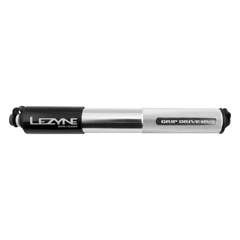 Lezyne Grip Drive HV Pump Medium Silver-Goodwynn'sGoodwynn's