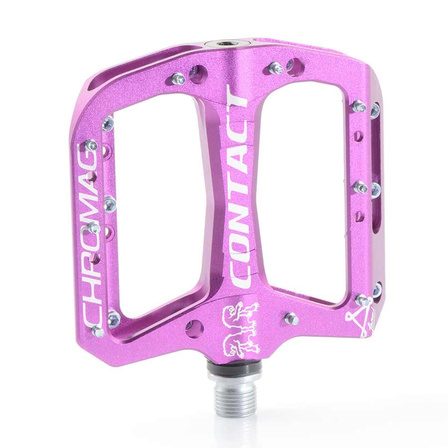 Chromag Contact Pedals - Platform Aluminum 9/16" Purple-Goodwynn'sGoodwynn's