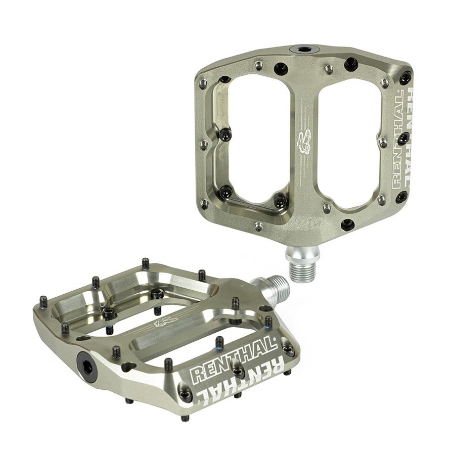 Renthal Revo-F Pedals - Platform 9/16" Gold 100 x 104mm-Goodwynn'sGoodwynn's