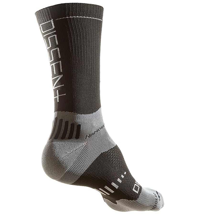 Dissent Supercrew Nano 6" Compression socks Black XL (Men 12+)-Goodwynn'sGoodwynn's