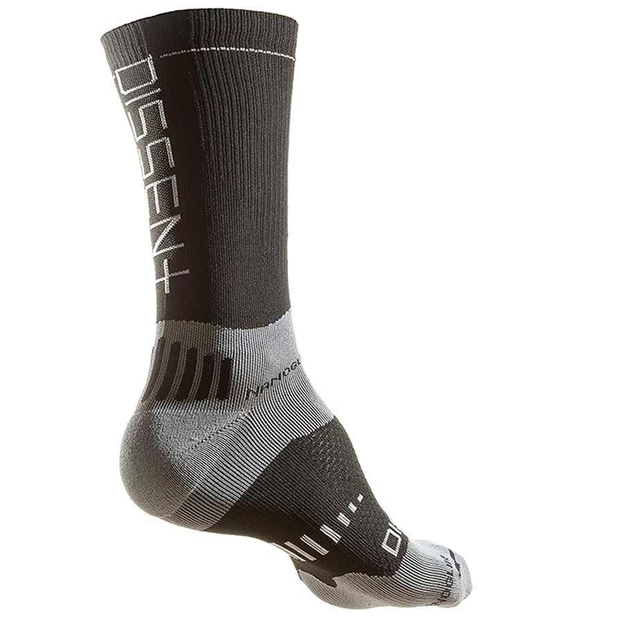 Dissent Supercrew Nano 8" Compression socks Black S (Men 4-6.5)-Goodwynn'sGoodwynn's