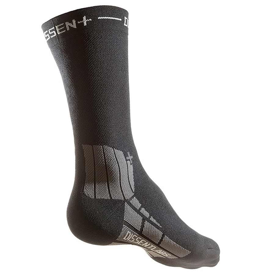 Dissent Genuflex Crew Protect 8" Compression socks Black S (Men 5-7.5)-Goodwynn'sGoodwynn's
