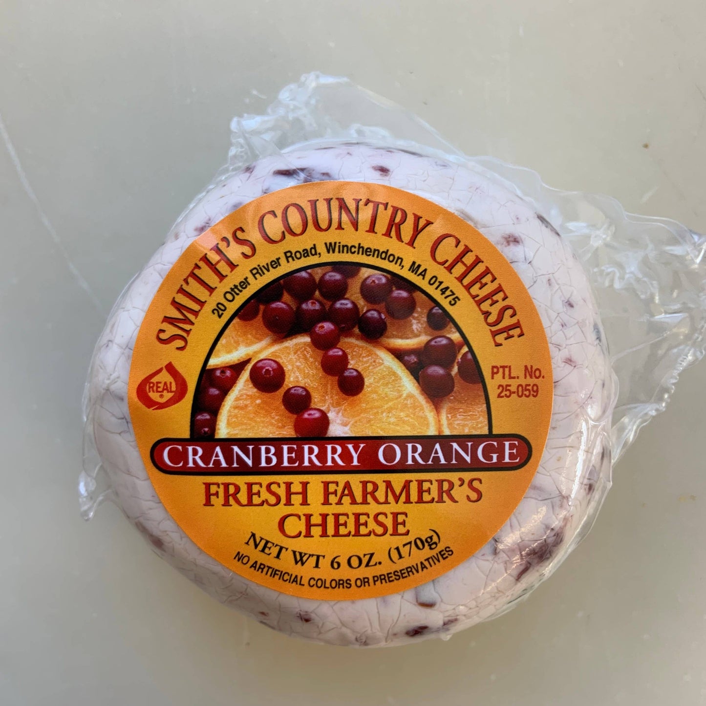 Smith's Country Cheese - Cranberry & Orange Farmer's Cheese