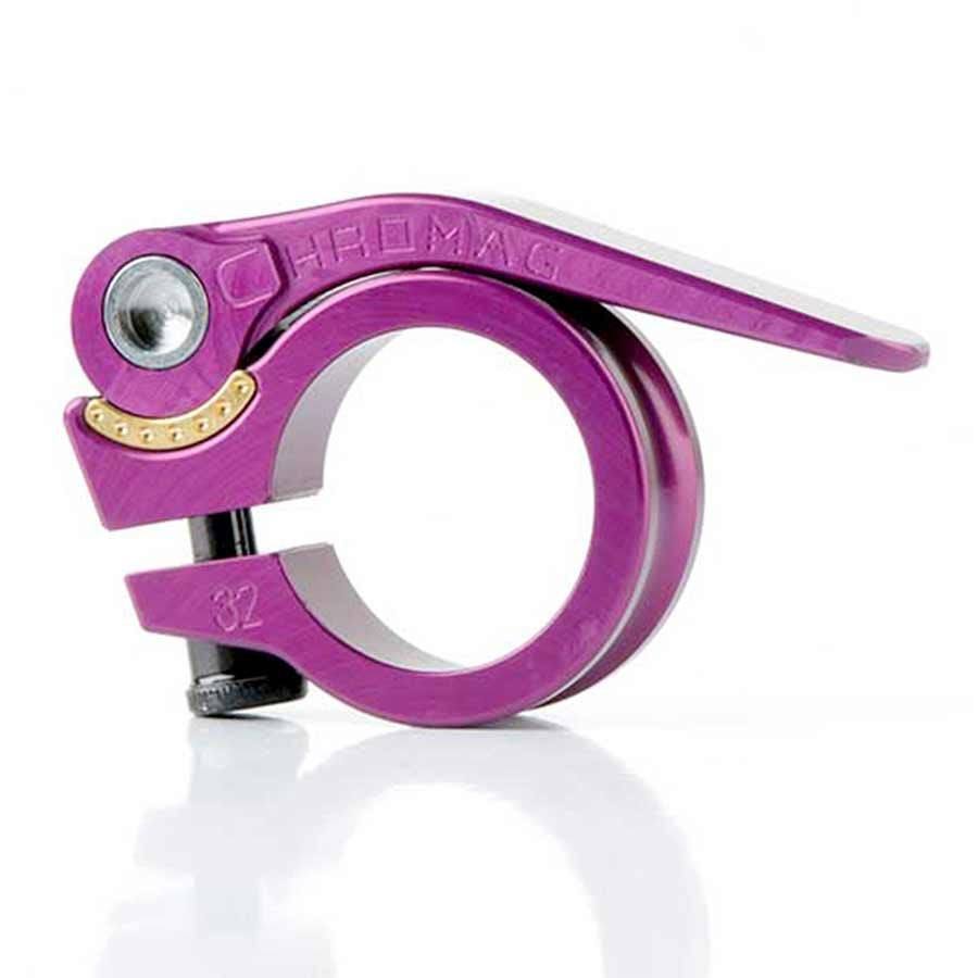 Chromag Seatpost clamp with QR 35mm Purple-Goodwynn'sGoodwynn's