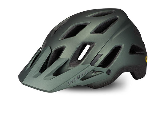 Specialized ambush comp angi mips helmet satin oak green metallic m-Goodwynn's