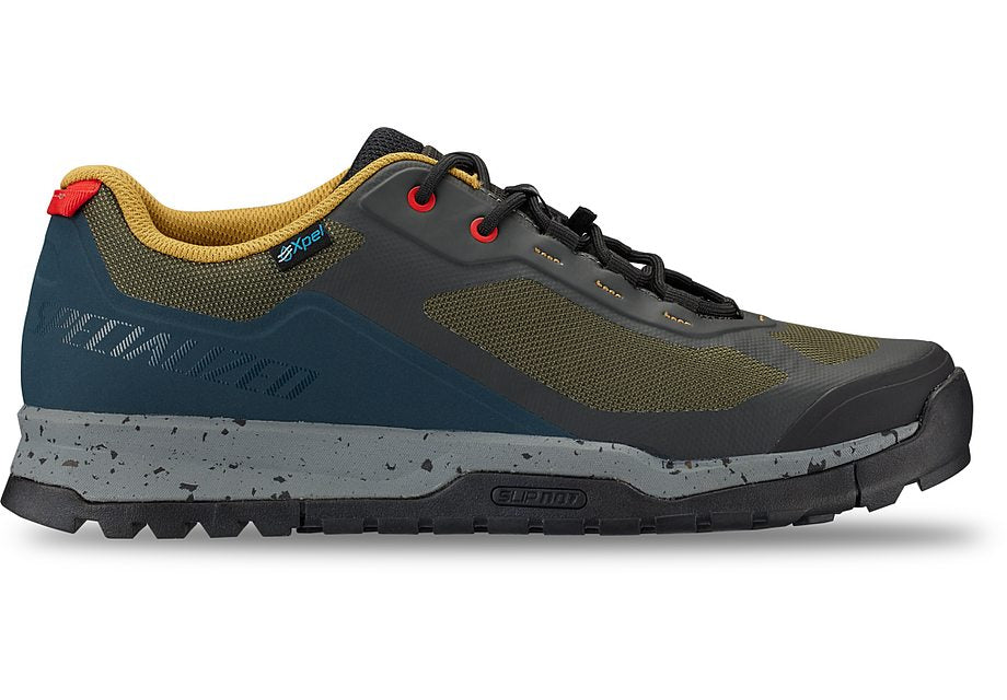 Specialized rime flat shoe dark moss/deep lake/harvest gold 41.5