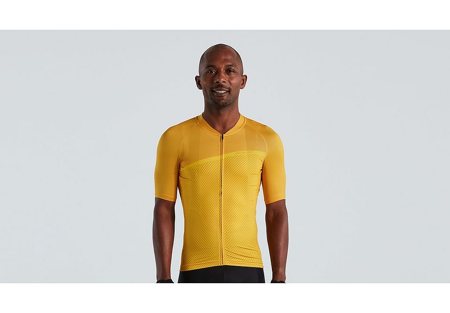 Specialized sl stripe jersey ss men brassy yellow l
