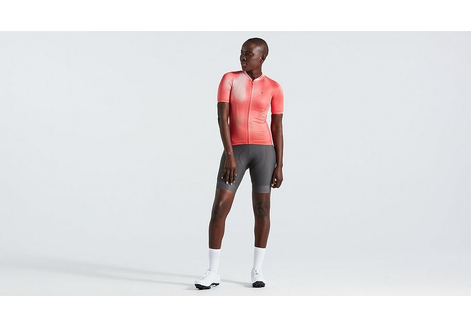 Specialized sl air distortion jersey ss wmn vivid coral l