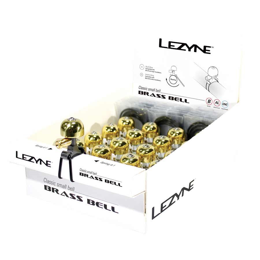 Lezyne Classic Brass Bell Brass/Black Small 16pcs-Goodwynn'sGoodwynn's