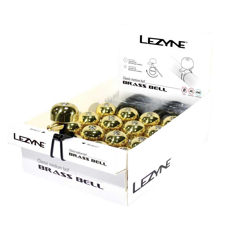Lezyne Classic Brass Bell Brass/Black Medium 14pcs-Goodwynn'sGoodwynn's