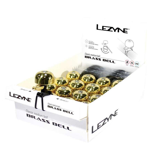 Lezyne Classic Brass Bell Brass/Black Medium 14pcs-Goodwynn's