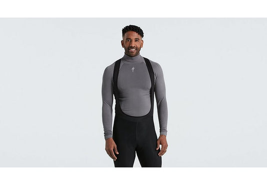 Specialized seamless roll neck baselayer ls men grey s/m-Goodwynn's