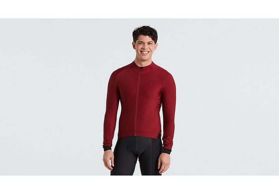 Specialized sl expert thermal jersey ls men maroon l