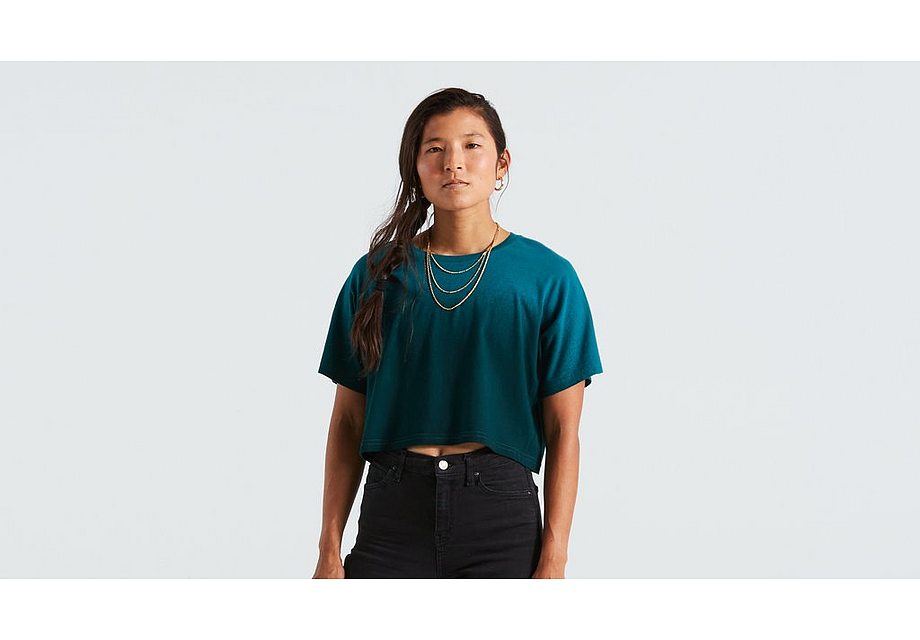 Specialized crop tee ss wmn tropical teal spray xl-Goodwynn'sGoodwynn's
