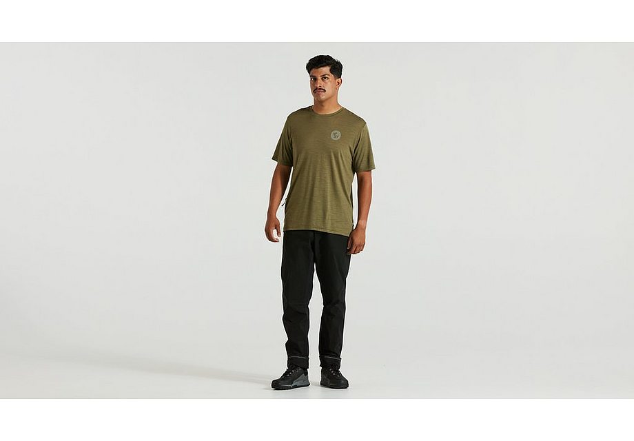 Specialized s/f wool tee ss men green xs