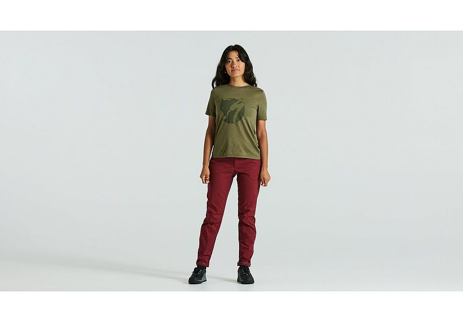 Specialized s/f wool tee ss wmn green l