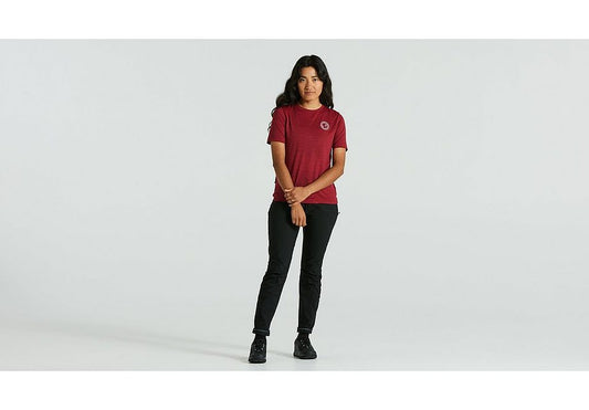 Specialized s/f wool tee ss wmn pomegranate red xxs-Goodwynn's