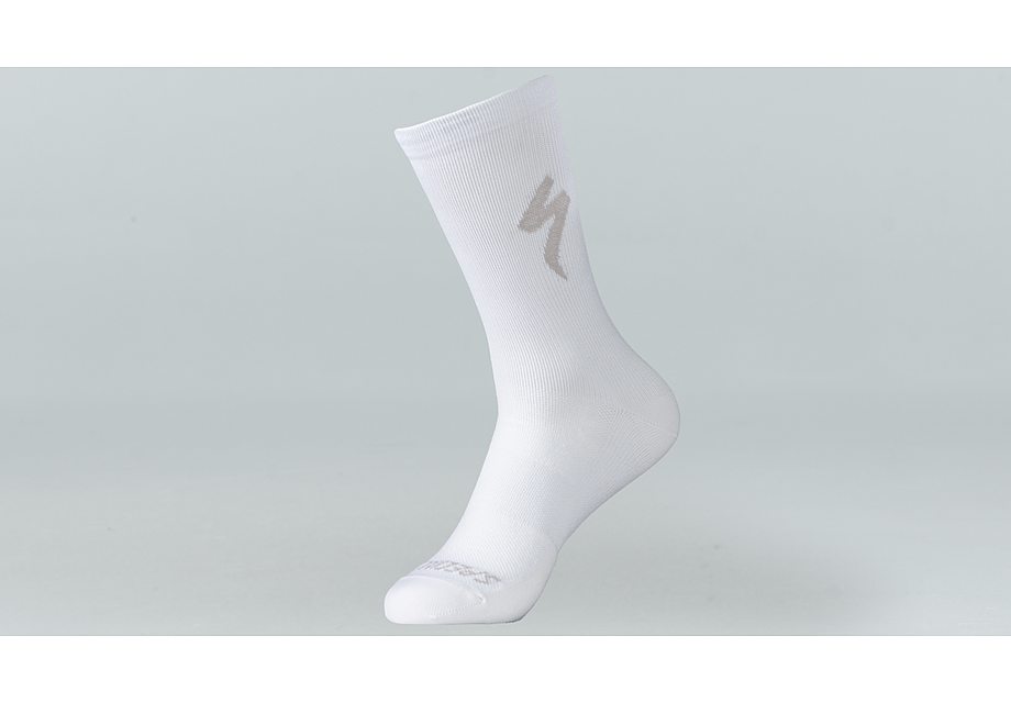 Specialized soft air tall logo sock white l-Goodwynn'sGoodwynn's