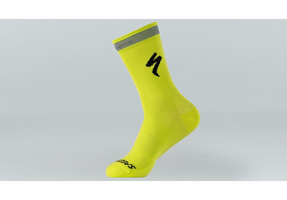 Specialized soft air reflective tall sock hyper green s