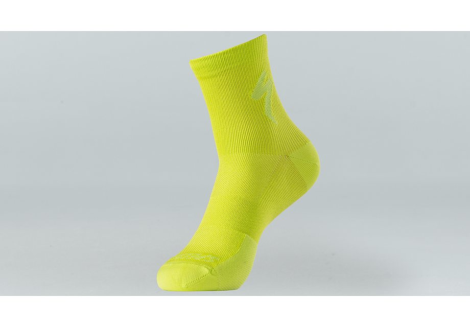 Specialized soft air mid logo sock hyper green m-Goodwynn'sGoodwynn's
