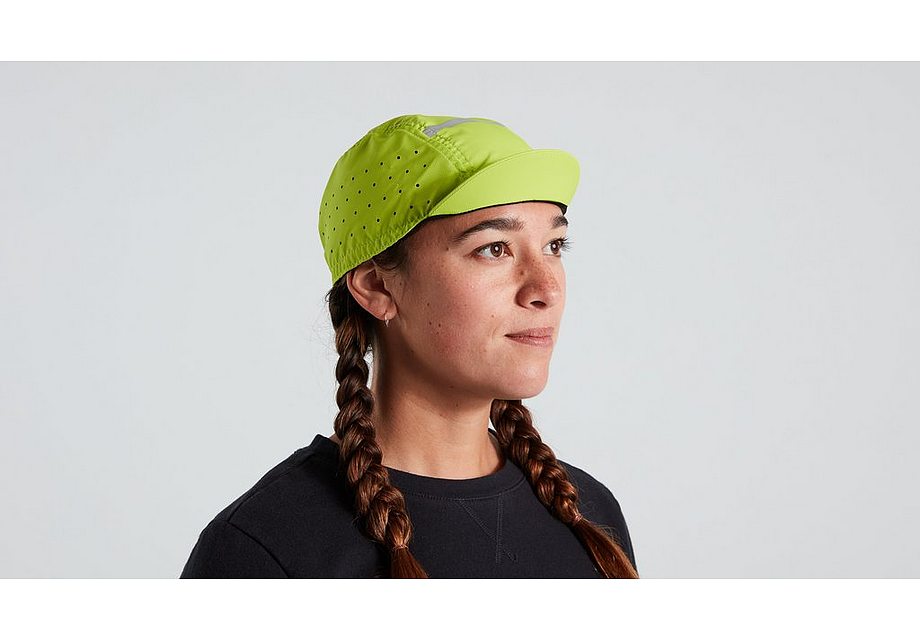 Specialized reflect cycling cap hat hyper green l