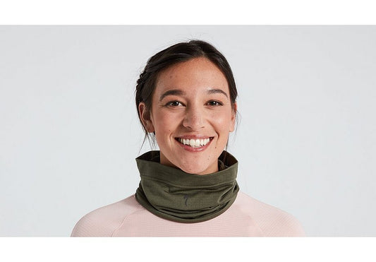 Specialized powergrid neck gaiter oak green one size-Goodwynn's