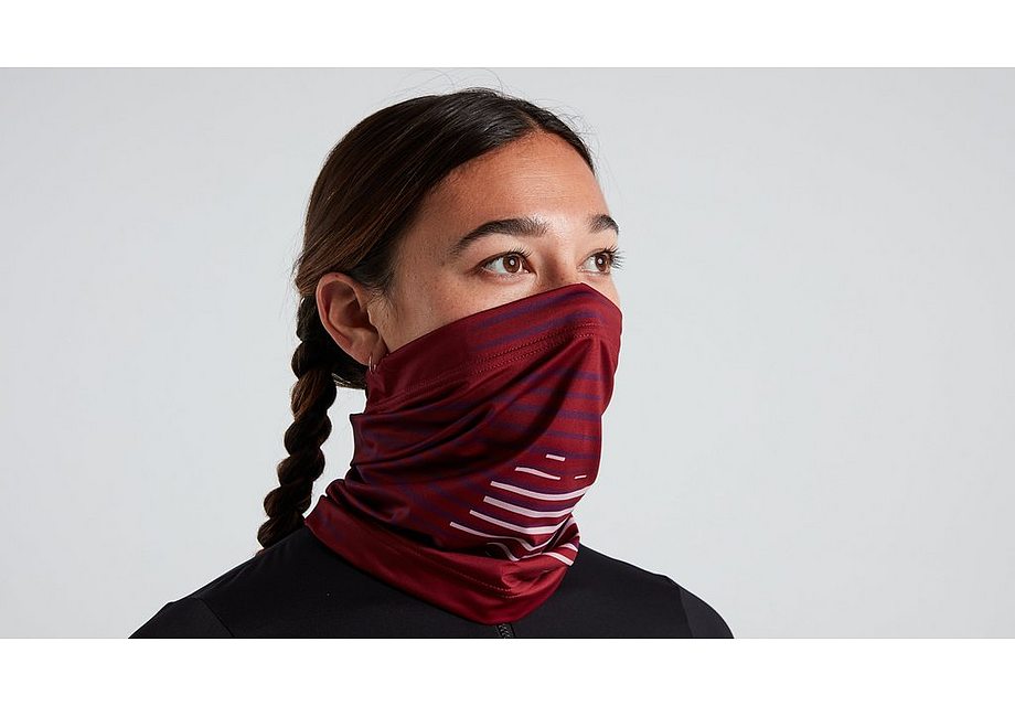 Specialized blur neck gaiter maroon one size