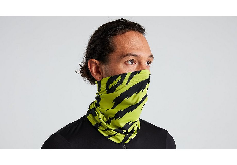 Specialized lightning neck gaiter hyper green one size