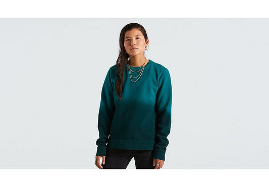 Specialized legacy spray crewneck ls wmn tropical teal xs-Goodwynn's