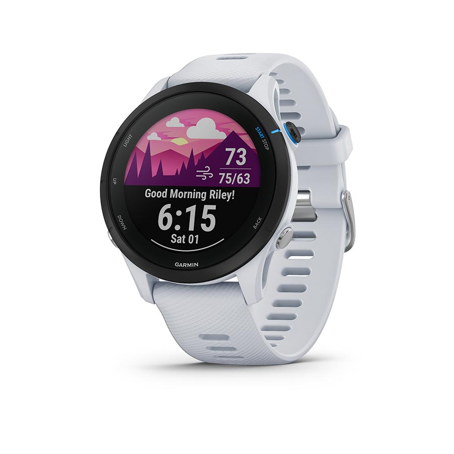 Garmin Forerunner 255 Music GPS Smartwatch - 45.6mm Whitestone-Goodwynn'sGoodwynn's